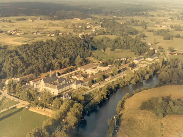 CH Vauclaire en 1965 - Vue du ciel